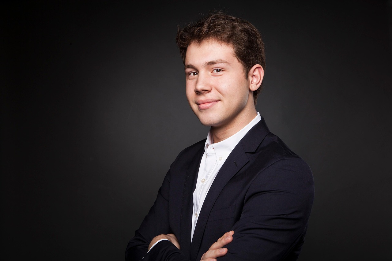man, suit, portrait, boy, men's suit, jacket, smile, attractive, pose